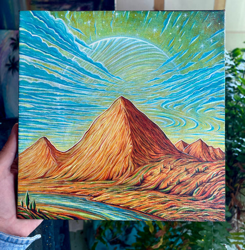 10”x10” Acrylic on Canvas.