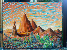 Load image into Gallery viewer, 14”x11” Acrylic on Canvas.