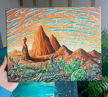 Load image into Gallery viewer, 14”x11” Acrylic on Canvas.