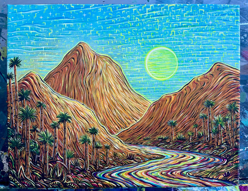 14”x11” Acrylic on Canvas.