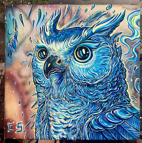 “Owsley” 12”x12” Acrylic on Canvas.