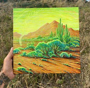 12”x12” Acrylic on Canvas.