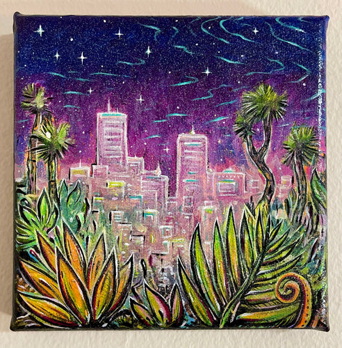 6”x6” Acrylic on Canvas.