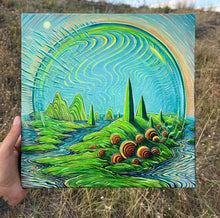 Load image into Gallery viewer, 12” x 12” Acrylic on Canvas.