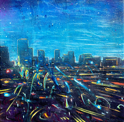 12”x12” Acrylic on Canvas.