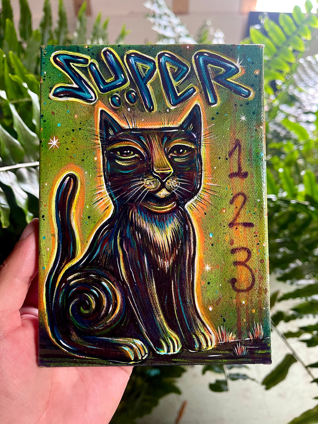 7”x5” Acrylic on Canvas.