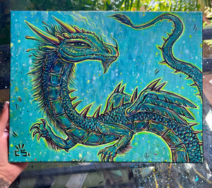 14”x11” Acrylic on Canvas.