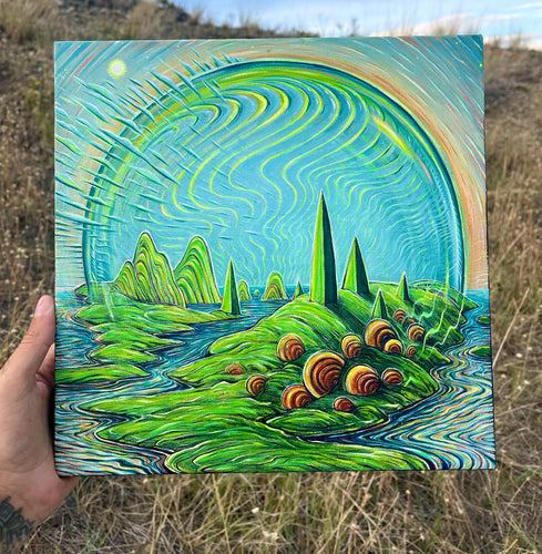 12” x 12” Acrylic on Canvas.