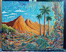 Load image into Gallery viewer, 14”x11” Acrylic on Canvas.