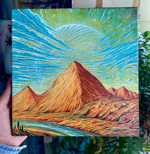 Load image into Gallery viewer, 10”x10” Acrylic on Canvas.