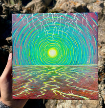 Load image into Gallery viewer, 8”x8” acrylic on Canvas.